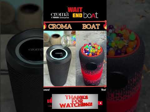 Croma vs Boat  bluetooth speaker #shorts #shortvideo #boat #croma #speaker #shortvideos @Novel IT