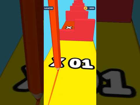 Color Pencil Run Level 82 Gameplay Walkthrough Android #Shorts