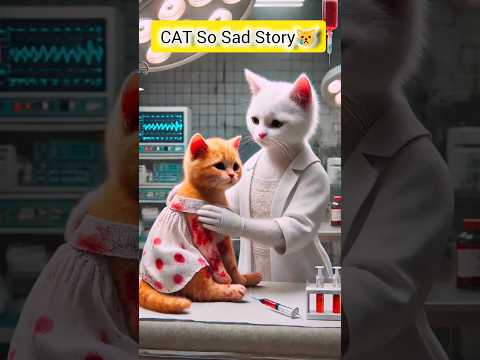 बिल्ली बहुत दुखद कहानी एआई कला|Cat so sad story AI Art #sadcat #sadstory #shorts #viral