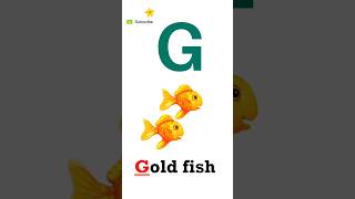 Learning Alphabet Gg| nursery rhymes for kids|Baby Channel⭐ #learningalphabetsforkids #shortvideo