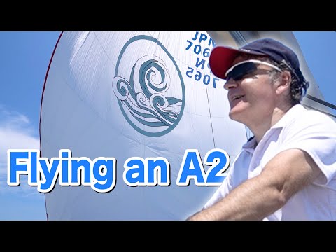 Flying an A2 Spinnaker  コード2非対称スピンネーカーで初セーリング⛵️