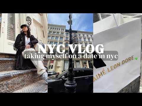 NYC VLOG | Taking Myself On A Solo Date In NYC |SoHo, Bryant Park, Angelina Paris, Mini Haul|Lexaire