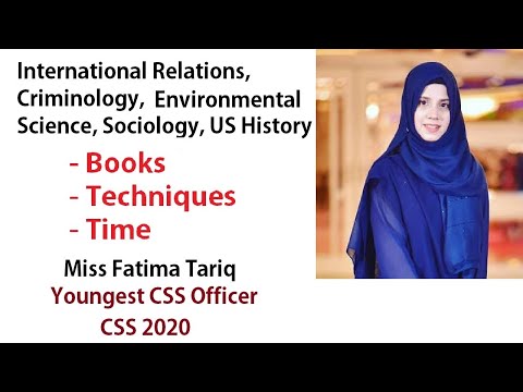 CSS International Relations | Criminology | Environmental Science | Sociology | US History