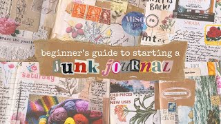 How to start a junk journal in 2025  📖 ⭐️ Tips, supplies & page ideas