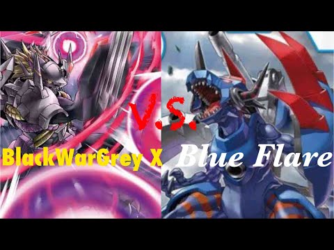 Digimon TCG BlackWarGrey X VS Blue Flare (Bt11 Format)