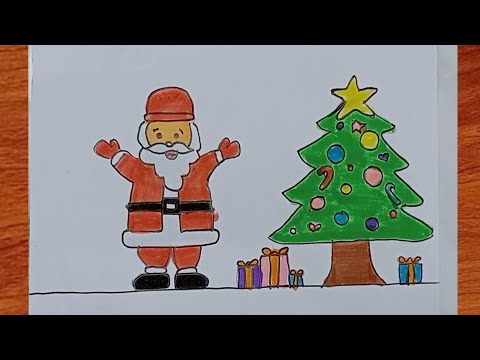 how to draw a Christmas drawing|step by step|#Draw Pretty#drawing #christmas#chrismasdrawing