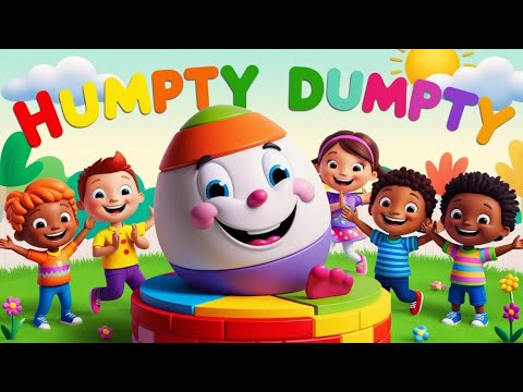 "🎶 Humpty Dumpty's Wall Adventure! Fun Nursery Rhymes to Sing & Play! 🎉 Kids' Favorites!"