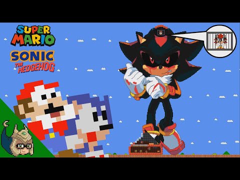 Mario and Sonic vs the GIANT Shadow EXE Maze (Shadow Generations Dark Beginnings)