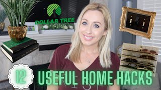 12 USEFUL *MOSTLY* DOLLAR TREE HOME HACKS