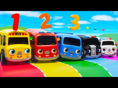 Five Little Babies | 3D Car Sing | Nursery Rhymes & Kids Songs - Baby Car Songs TV