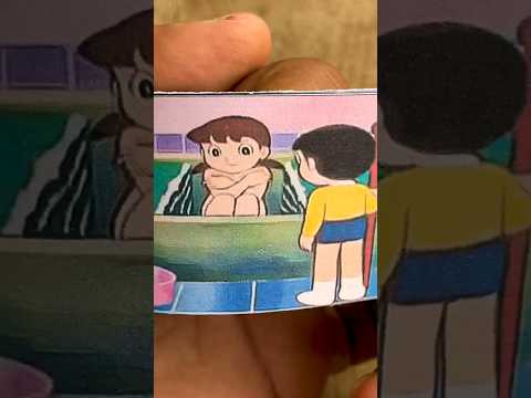 Shizuka Nobita #doraemon #cartoon #flipbook #shizuka #nobita #bathing #shizukadrawing #shorts #art