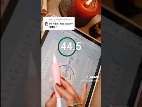 How to find your Gates in human design! 🔥 #humandesign #genekeys #humandesignchart
