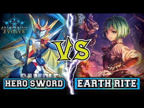 HERO SWORD GETS THEIR HANDS "DIRTY!" | Hero Sword vs Dirt Rune | Shadowverse Evolve Gameplay