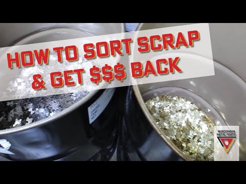 How to Sort Metal Scrap - Portable Chip Funnel