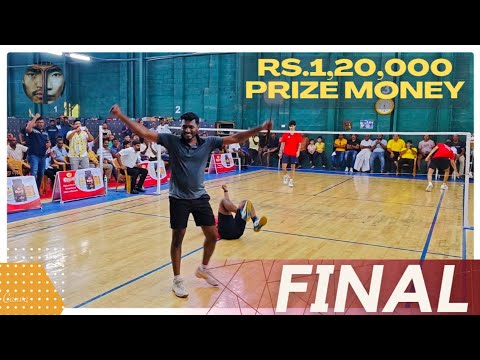 BENNET ANTONY/EDWIN JOY VS ARYA/DHRUV THAKORE:SKM ALL INDIA OPEN BADMINTON TOURNAMENT