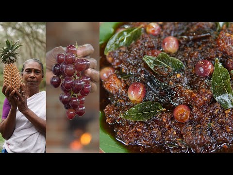 Tasty Kerala Style - Pineapple and Grapes Sweet Curry