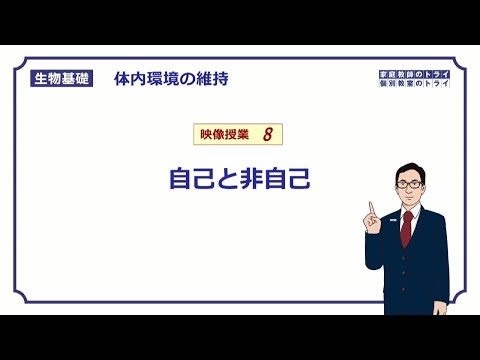 【生物基礎】　体内環境の維持8　自己と非自己　（１２分）