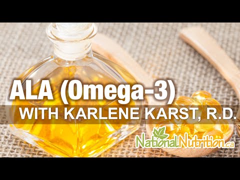 Alpha Linolenic Acid/Omega 3 Fatty Acid - Professional Supplement Review | National Nutrition Canada