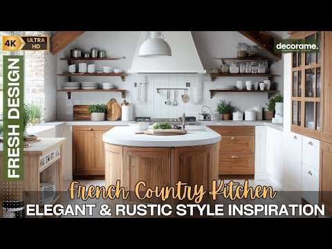 French Country Kitchen Makeover: Elegant & Rustic Style Inspiration