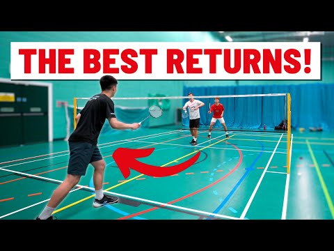 The 5 Best RETURNS OF SERVE To Play In Men’s Doubles - Badminton Strategy