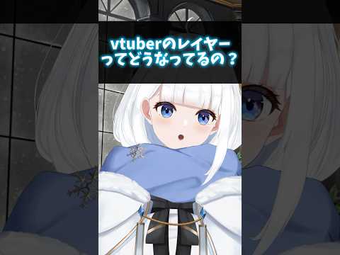 【セルフ受肉】vtuberのレイヤーはこんな感じになっている！ #live2d #vtuber #shorts