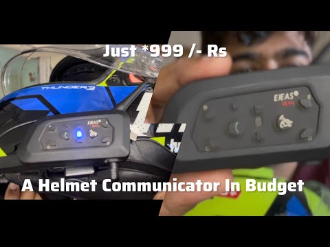 Made in India Helmet Communicator in budget? | Ejas communicator review| bike touring Modifications