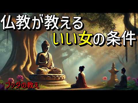 【ブッダの教え】良い女の条件とは？仏教の教えから学ぶ。仏教的な視点からその本質を探る。2500年前から伝わる仏教の瞑想や無常の教え、そして慈悲の心。【仏教 瞑想 スピリチュアル】