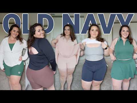 Super Affordable OLD NAVY Activewear Try-On HAUL