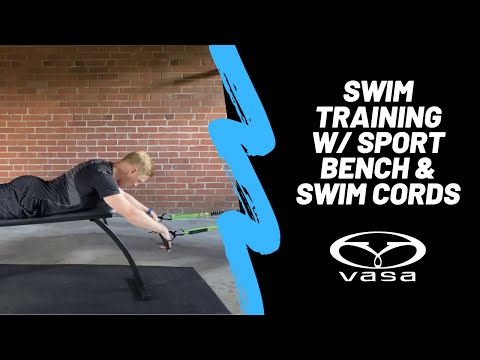 Swim training with Vasa Sport Bench and Vasa Swim Cords