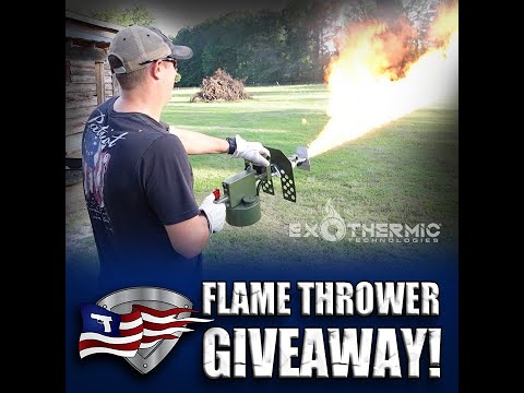 FLAMETHROWER GIVEAWAY!🔥 ENTER BELOW! #shorts