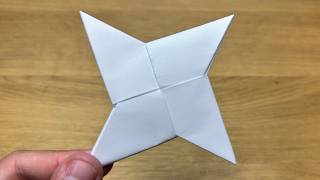 How To Make a Paper Ninja Star (Shuriken) - Origami