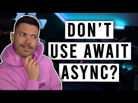 When You Shouldn't Use Await Async in .NET