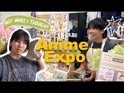 My first Anime Expo Artist Alley! | Huge expenses, revenue & my actual experience