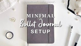 📓 minimal bullet journal setup for 2025 (+GIVEAWAY!) // easy & beginner friendly