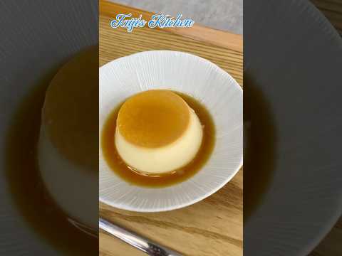 Making Purin (Japanese Pudding) 〜プリン〜 #Shorts | easy Japanese home cooking recipe