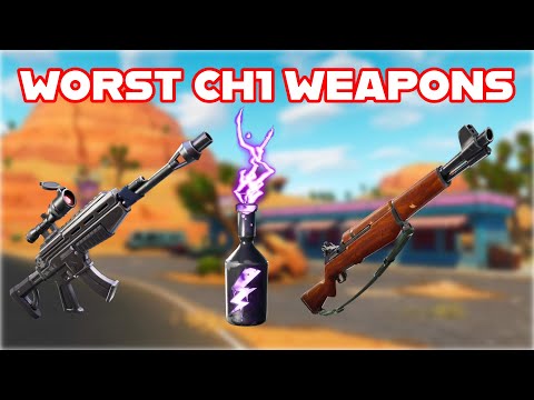 Revisiting THE WORST WEAPONS In Fortnite Chapter 1...