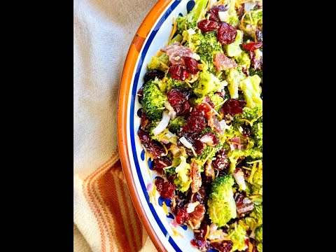 Surprisingly Delicious Broccoli Salad With Bacon