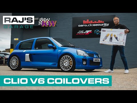 Renault Clio V6 KW Suspension install | Raj's Garage EP40