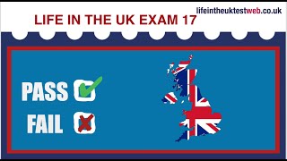 🇬🇧 Life in the UK Test Web - EXAM 17 -  British Citizenship practice tests 2024 🇬🇧