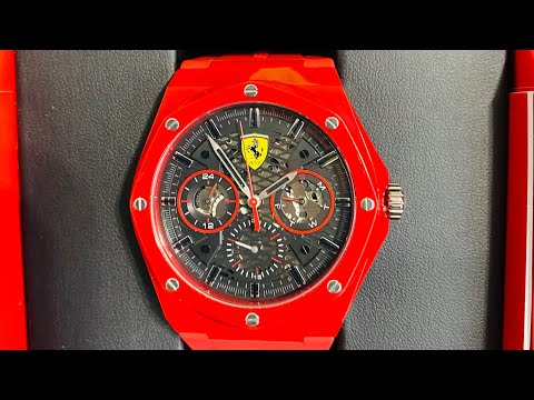 SCUDERIA FERRARI ASPIRE WATCH REVIEW MODEL 0830786 UNBOXING