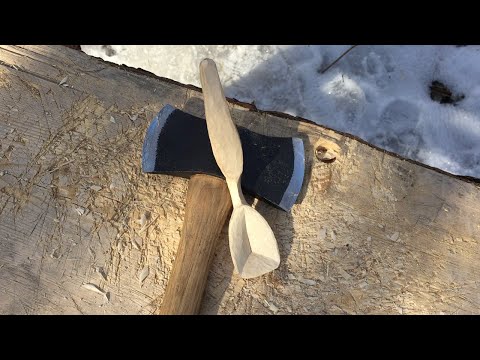 One Hatchet, One Spoon - Hatchet Only Spoon Carving