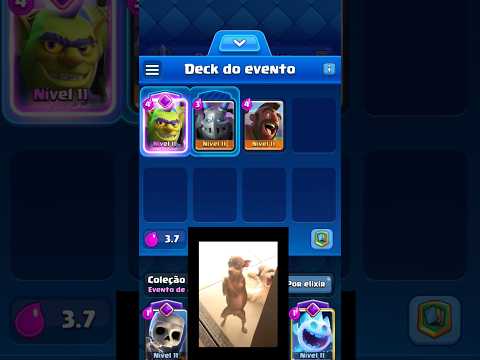 SOMENTE cartas com DANO CORPO A CORPO no #clashroyale !