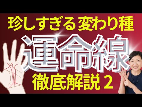 【手相】珍しい運命線！志高く、人情深い！一発逆転の運命線！