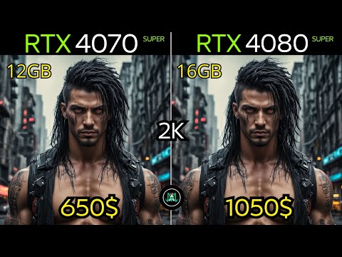 RTX 4070 super VS  RTX 4080 SUPER : 1440P GAMING TEST