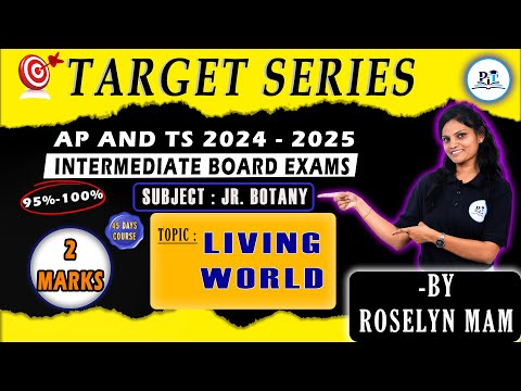 Living World Class 11 In One Shot 2Marks || IPE 2025 || PHYSICS IN TELUGU || #ipe2025 #livingworld