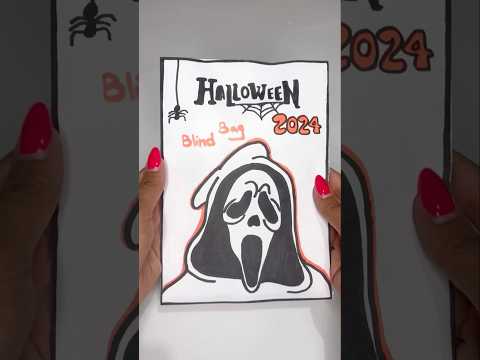 Halloween blind bag 2024 🎃 #blindbag #blindbagopening #diy #papercraft #asmrunboxing #shorts