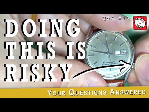 THIS MISTAKE CAN BREAK YOUR WATCH! Plus hairspring repair & other questions answered! Q&A #13