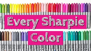 76 Unique Sharpie Colors-Every Color-Short!