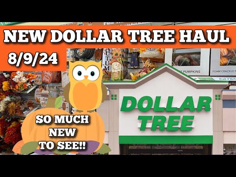 Fun New Fall and More!! Dollar Tree Haul  8/9/24