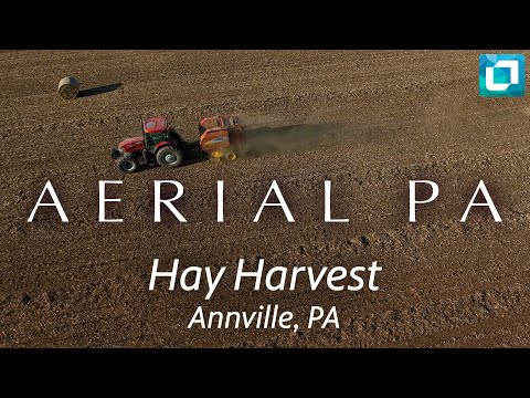 Hay Harvest, Annville, PA | Aerial PA